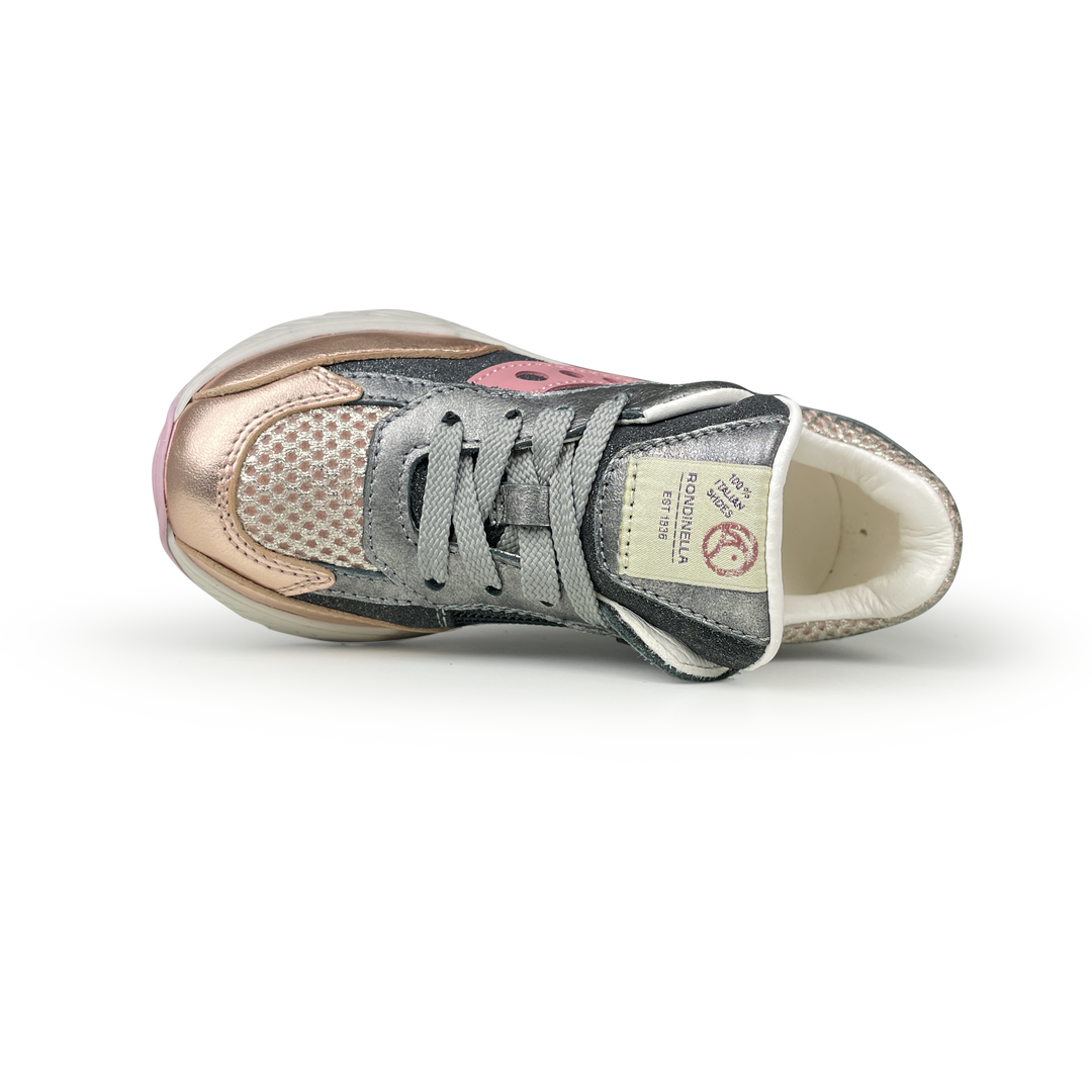 Runner roze en grijstinten