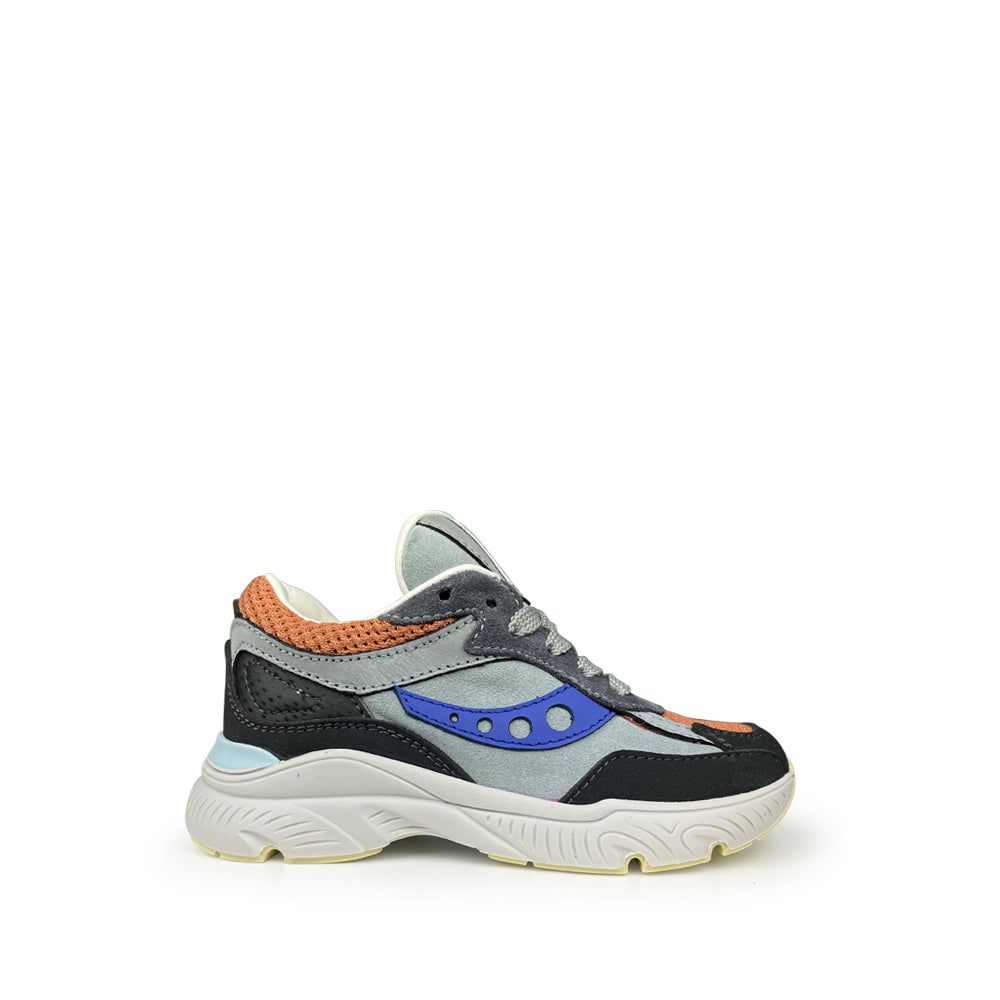 Runner blauw en grijstinten