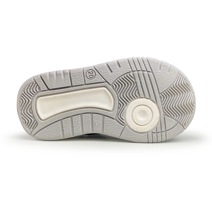 Sneaker bruin en navy