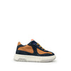 Sneaker bruin en navy