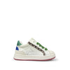 Sneaker wit, groen en blauw