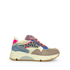 Runner paars, blauw en luipaard