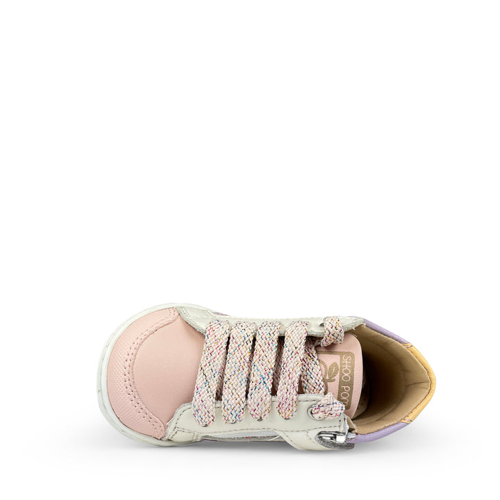 Sneaker roze lila glitter