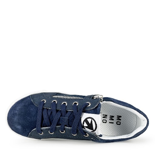 Momino trainer Blue sneaker with zipper
