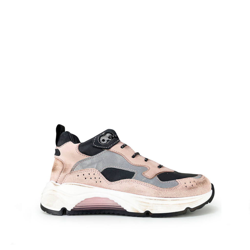 Rondinella - Pink sneaker with black