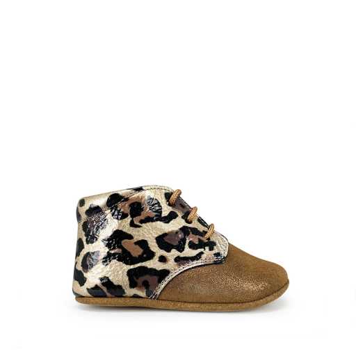 Beberlis pre step shoe Pre-step shoe brown leopard
