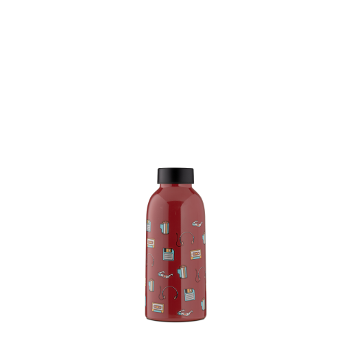 Kids shoe online 24bottles drinking bottles and cups Thermos flask MamaWata in bordeaux with retro print
