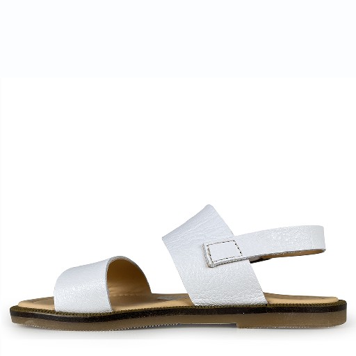 Ocra sandalen Witte sandalen met gesp