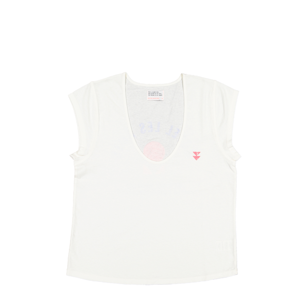 Sisters Department - Off white Top 'Hotel Les Amis' Sisters department