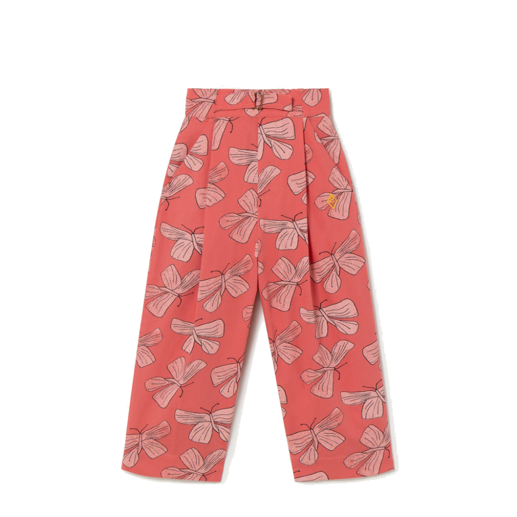 The Animals Observatory trousers Pink trousers with butterflies TAO