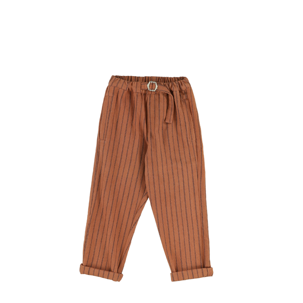 Simple Kids - Striped rusty trousers Simple Kids