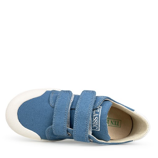 10IS trainer Canvas velcro sneaker in light blue