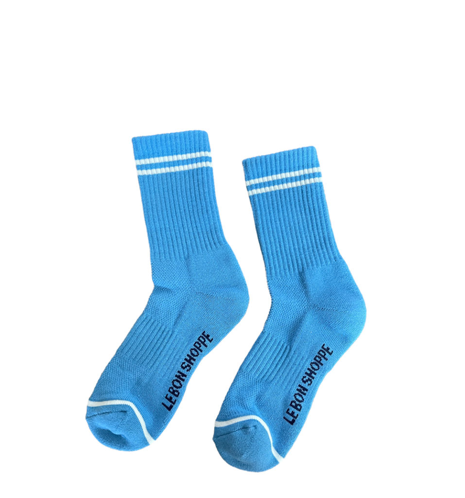 Le Bon Shoppe short socks Le Bon Shoppe - Boyfriend Socks Ocean Blue