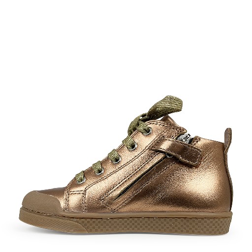 10IS trainer Gold semi-high sneaker