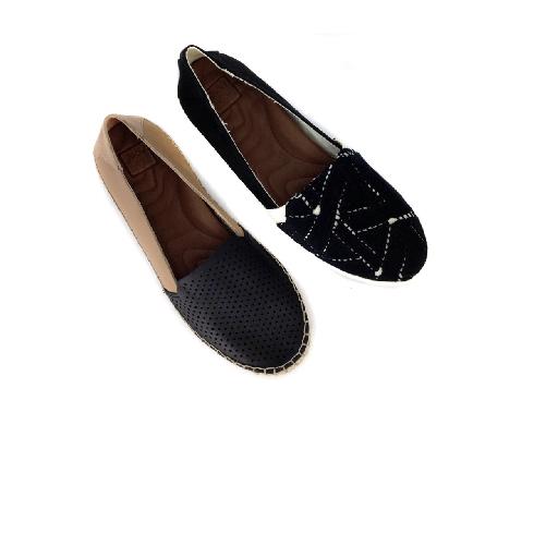 Reef loafers Casual black and while slip-on