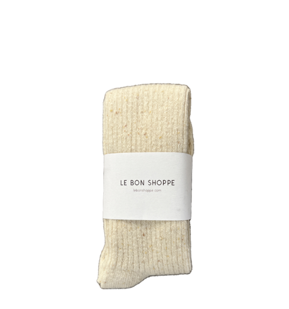 Le Bon Shoppe kniekousen Le Bon Shoppe - arctic socks - ecru