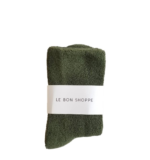 Kids shoe online Le Bon Shoppe short socks Le Bon Shoppe - green - cloud socks