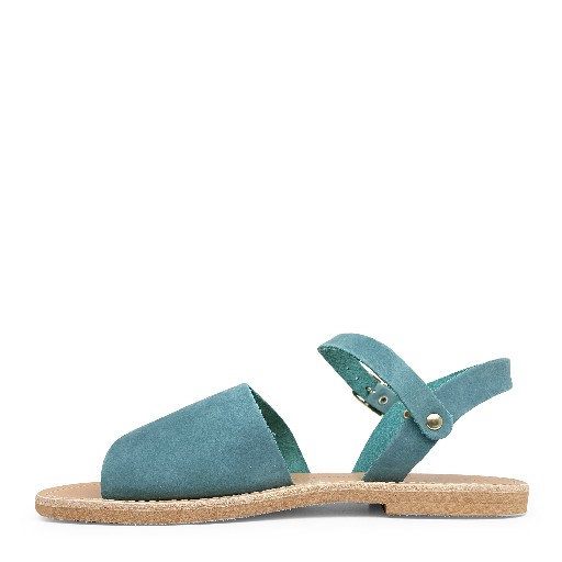 Thluto sandalen Appelblauw zeegroen sandaal