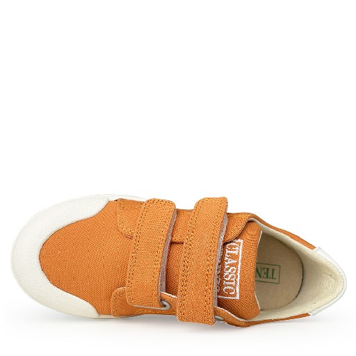10IS trainer Canvas velcro sneaker in orange