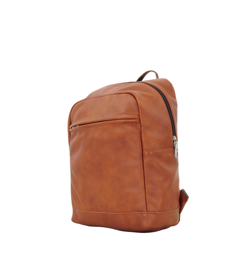 Own Stuff schoolbag Leather cognac/brown backpack