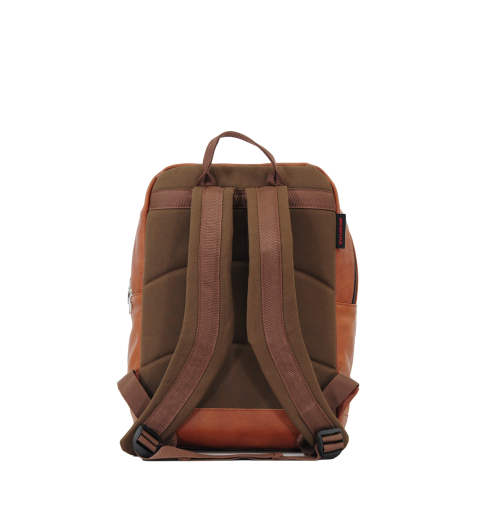 Own Stuff schoolbag Leather cognac/brown backpack