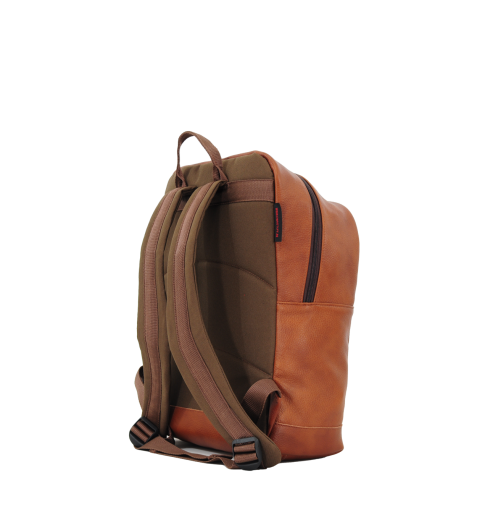 Own Stuff schoolbag Leather cognac/brown backpack