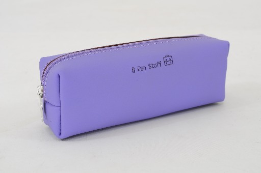 Own Stuff pencil bag Leather pen bag in lila