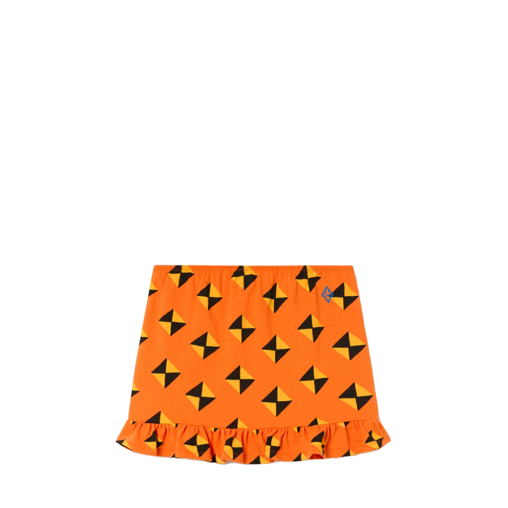 The Animals Observatory - Orange skirt colourful print TAO