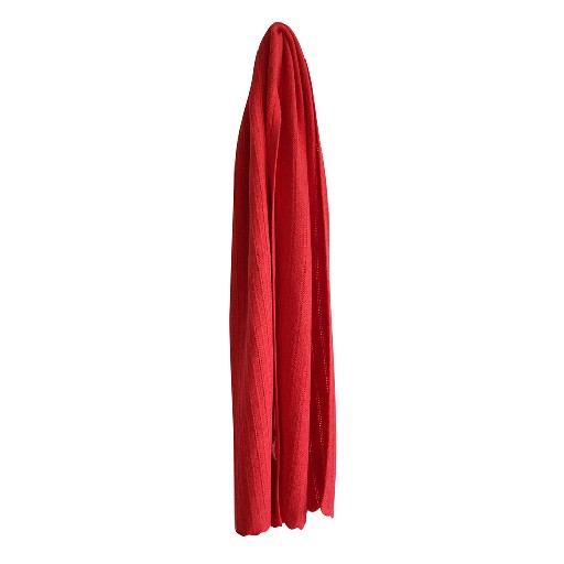 Simple Kids scarves Red scarf in wool