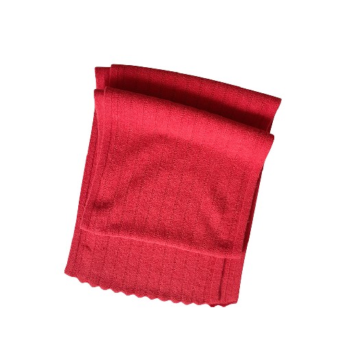 Simple Kids scarves Red scarf in wool