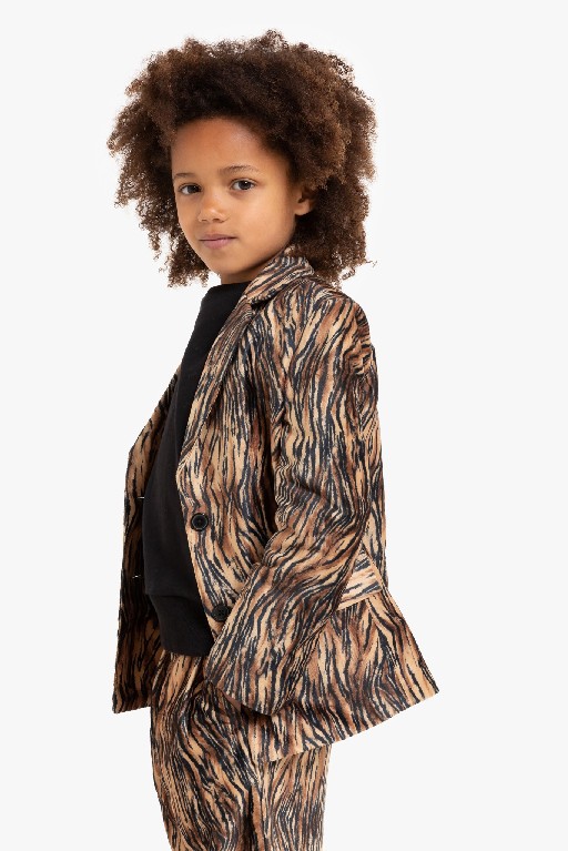 Simple Kids trousers Trouser in tiger print