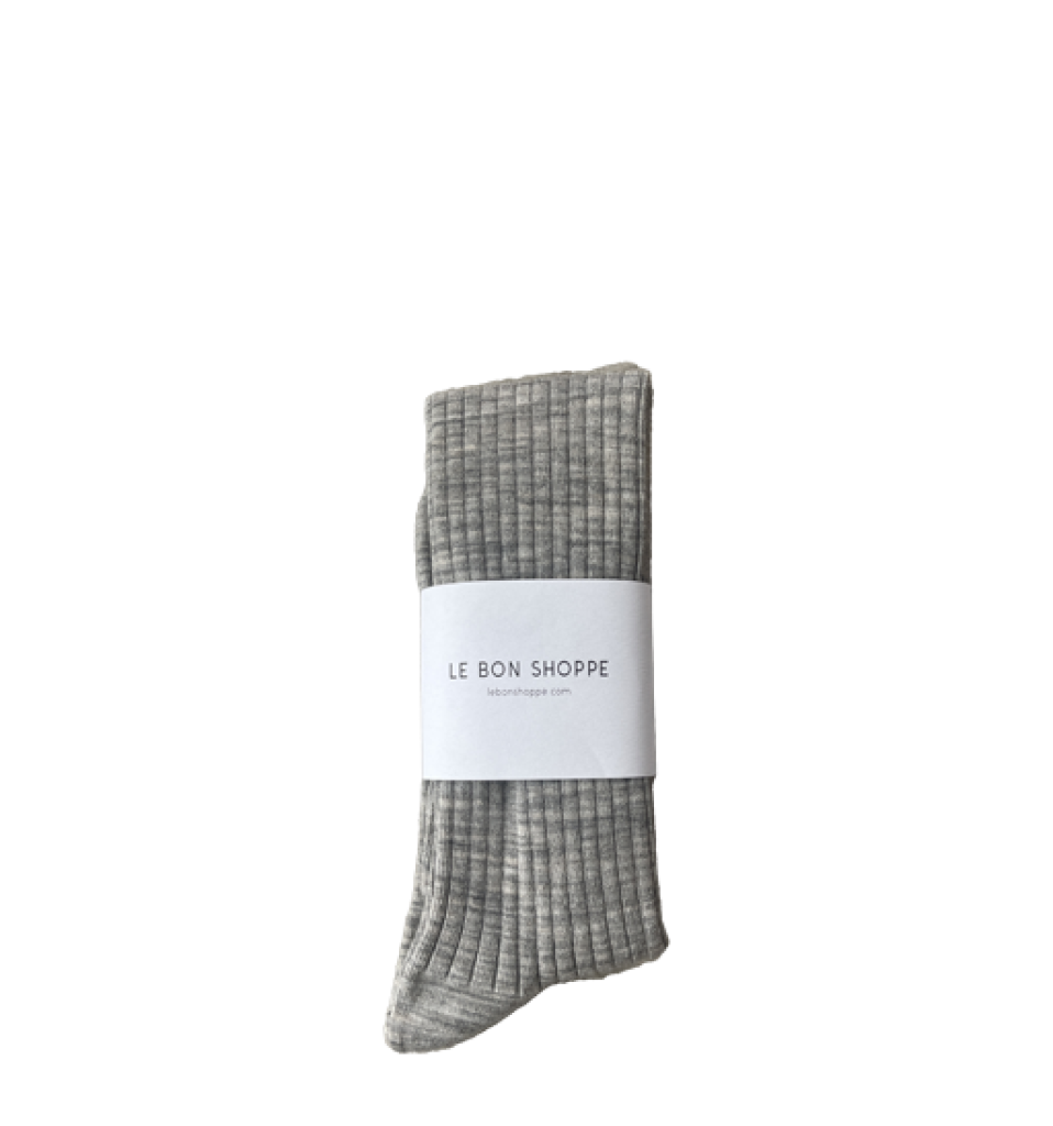 Le Bon Shoppe - Le Bon Shoppe - schoolgirl socks - grey melange