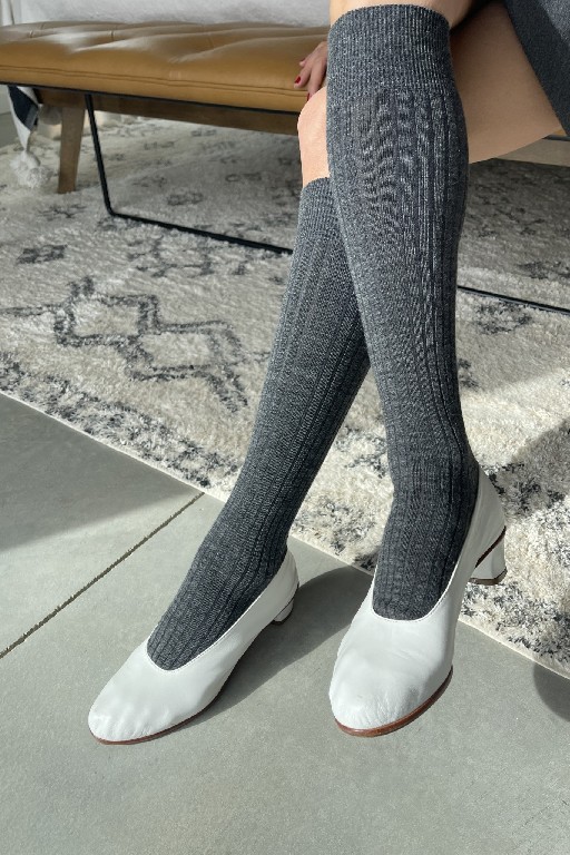 Le Bon Shoppe knee socks Le Bon Shoppe - schoolgirl socks - charcoal melange