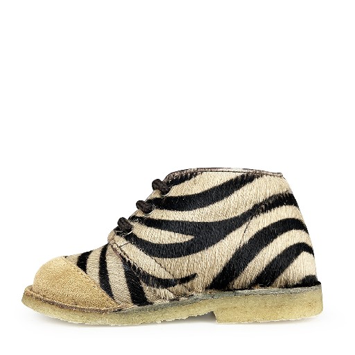 Gallucci eerste stappers Veterschoen in zebraprint