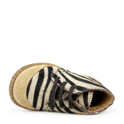 Gallucci eerste stappers Veterschoen in zebraprint