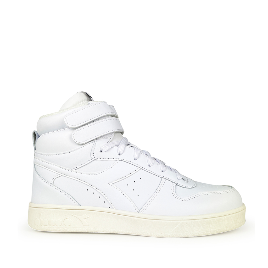 Diadora - High white sneaker with velcro
