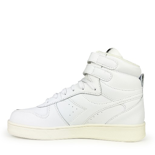 Diadora trainer High white sneaker with velcro