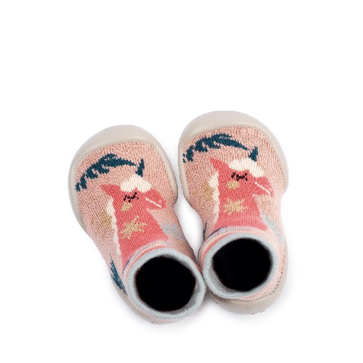 Kinderschoen online Collegien pantoffels Sokpantoffel Unicorn