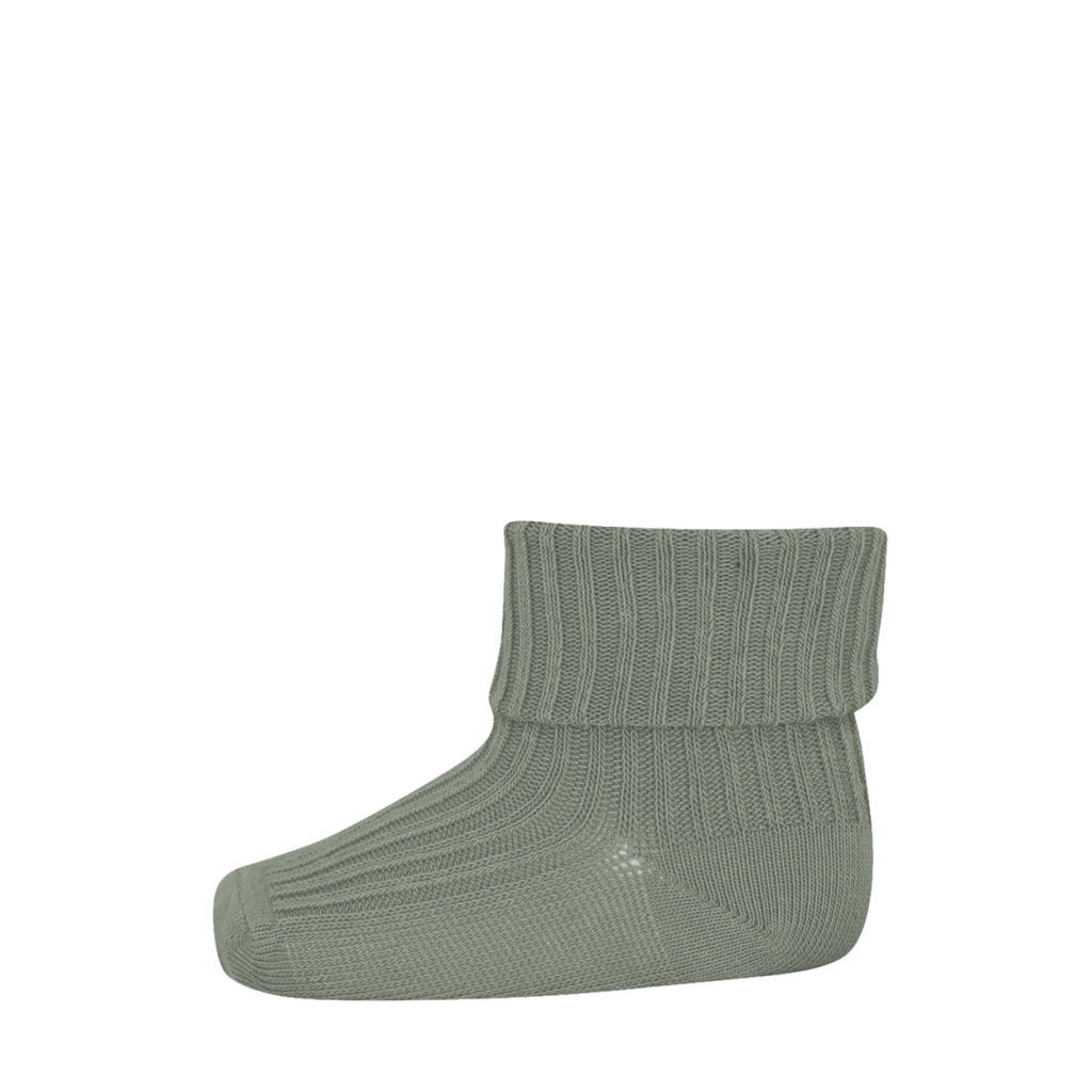 mp Denmark - Fine wool rib socks Ivy Lily Pad