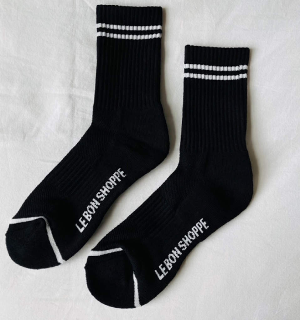 Le Bon Shoppe - Le Bon Shoppe - Boyfriend Socks Zwart