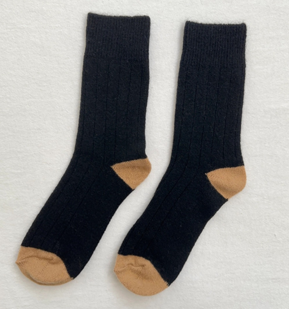 Le Bon Shoppe - Le Bon Shoppe - cashmere classic socks black