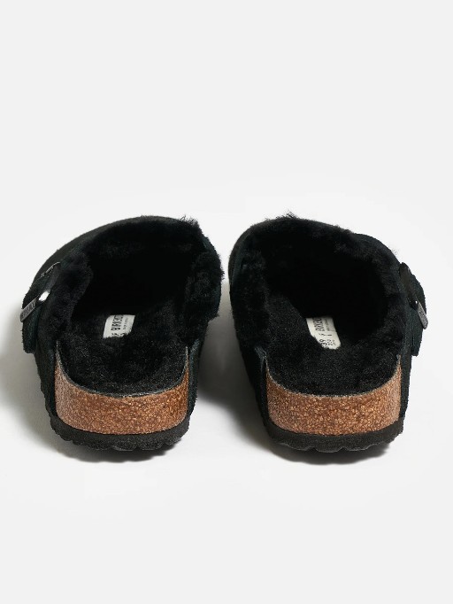 Birkenstock pantoffels Birkenstock Boston Shearling wool