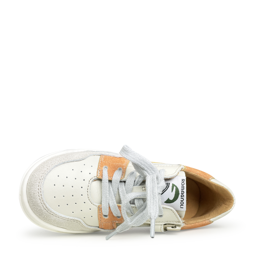 Romagnoli  trainer White orange sneakers