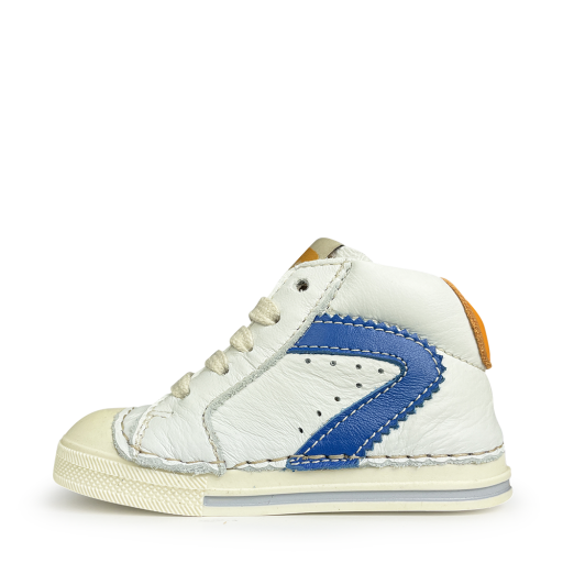 Ocra trainer White sneakers with blue accent