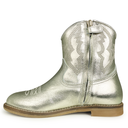 Ocra short boots Silver westernboot