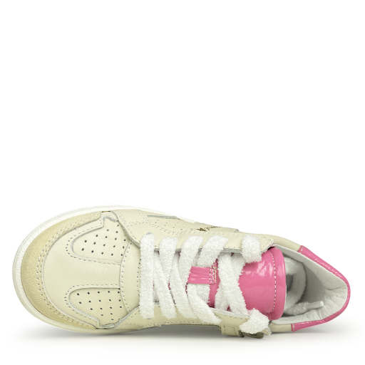 Romagnoli  sneaker Sneaker wit roze