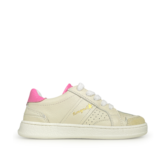 Kids shoe online Romagnoli  trainer Sneakers white pink