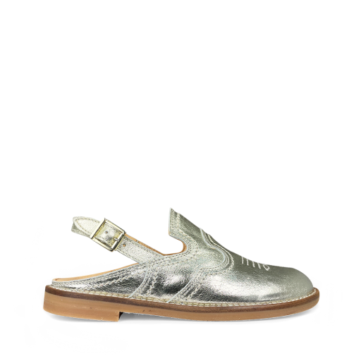 Kinderschoen online Ocra loafers Zilveren slingback