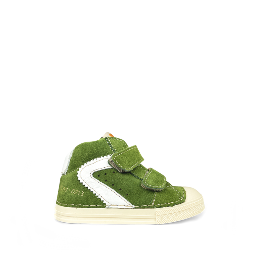 Ocra trainer Green sneaker with white accents