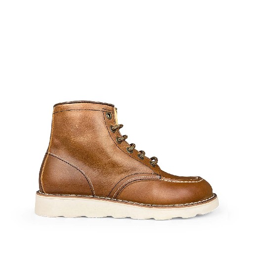 Ocra bottines Bruine stoere veterbottine